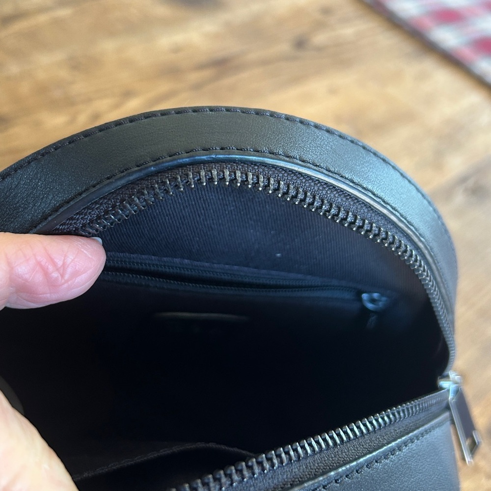 Black Round Mickey Mouse Crossbody Bag by Fossil - Picture 3 of 4